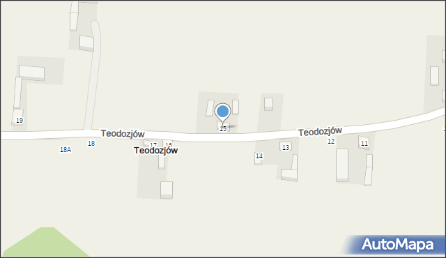 Teodozjów, Teodozjów, 15, mapa Teodozjów