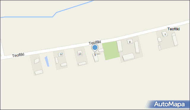 Teofilki, Teofilki, 9, mapa Teofilki