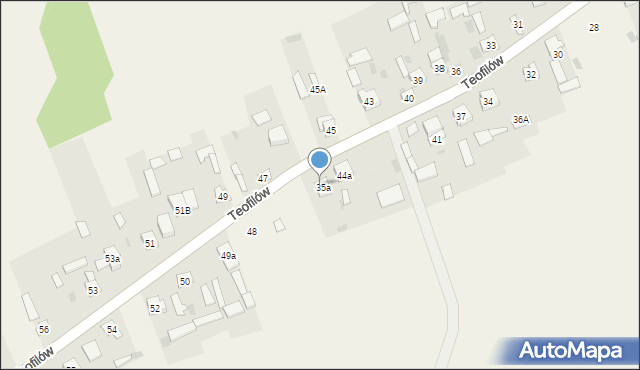 Teofilów, Teofilów, 46, mapa Teofilów