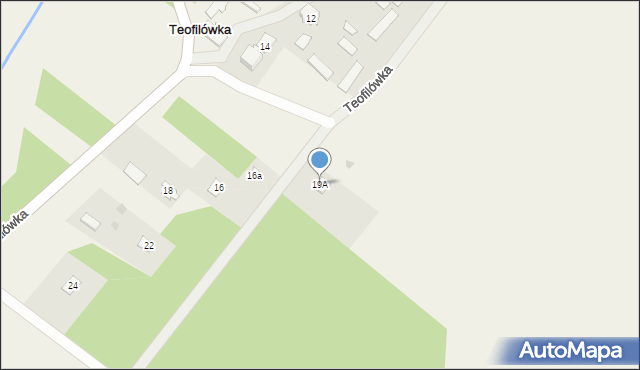 Teofilówka, Teofilówka, 19A, mapa Teofilówka