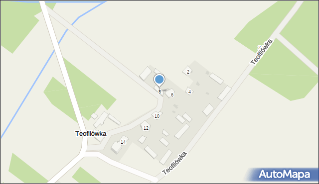 Teofilówka, Teofilówka, 8, mapa Teofilówka