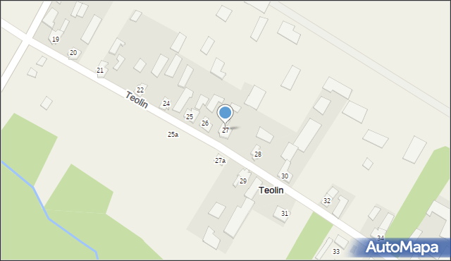 Teolin, Teolin, 27, mapa Teolin