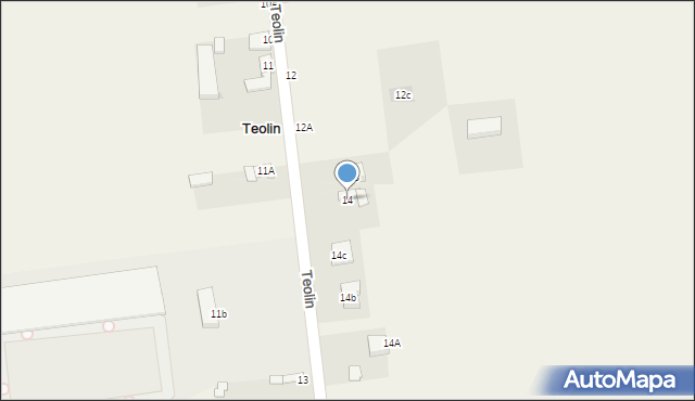 Teolin, Teolin, 14, mapa Teolin
