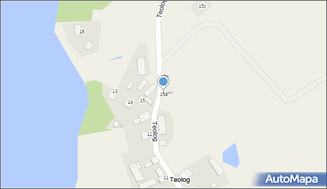 Teolog, Teolog, 15a, mapa Teolog