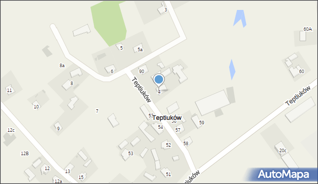 Teptiuków, Teptiuków, 4, mapa Teptiuków