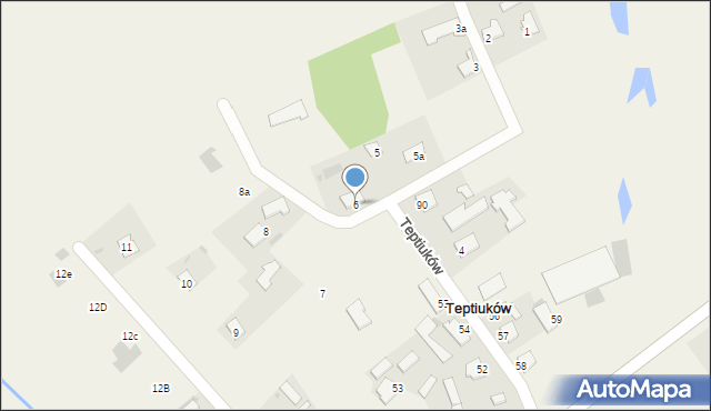 Teptiuków, Teptiuków, 6, mapa Teptiuków