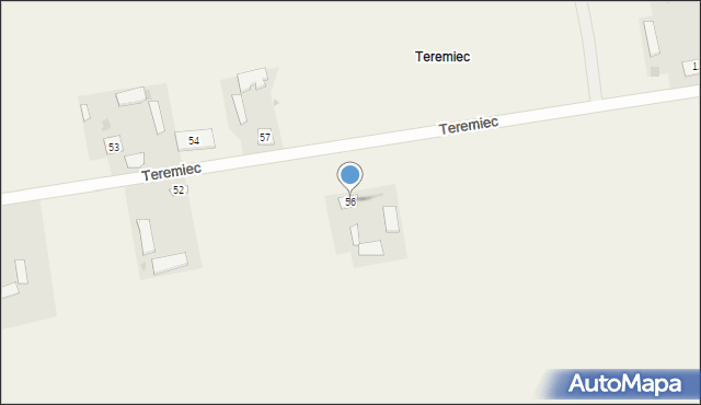 Teremiec, Teremiec, 56, mapa Teremiec