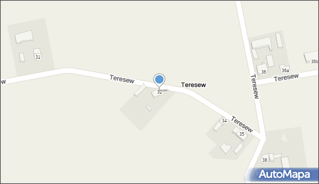 Teresew, Teresew, 32, mapa Teresew