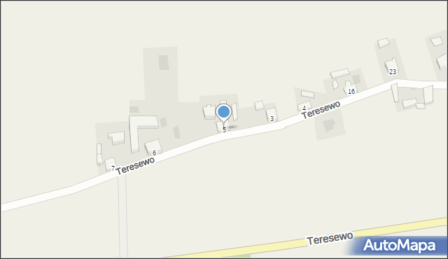 Teresewo, Teresewo, 5, mapa Teresewo