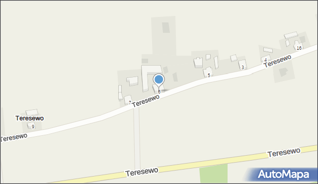 Teresewo, Teresewo, 6, mapa Teresewo