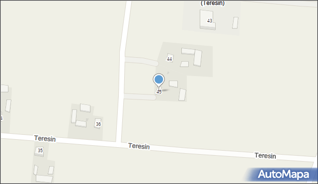 Teresin, Teresin, 45, mapa Teresin