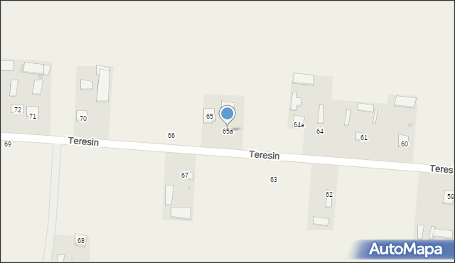 Teresin, Teresin, 65a, mapa Teresin