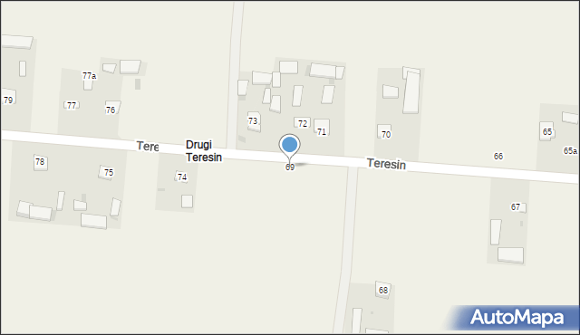 Teresin, Teresin, 69, mapa Teresin