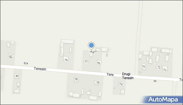 Teresin, Teresin, 77a, mapa Teresin