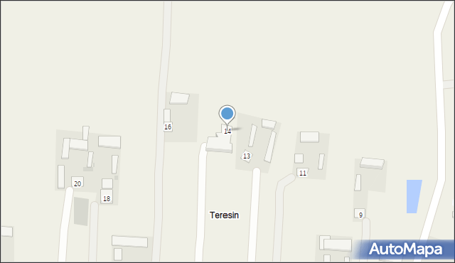 Teresin, Teresin, 14, mapa Teresin