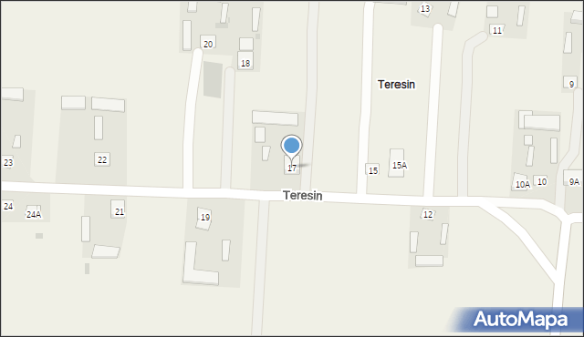 Teresin, Teresin, 17, mapa Teresin