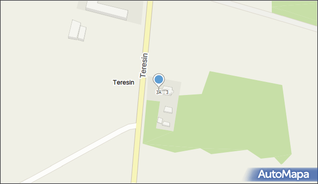 Teresin, Teresin, 3A, mapa Teresin