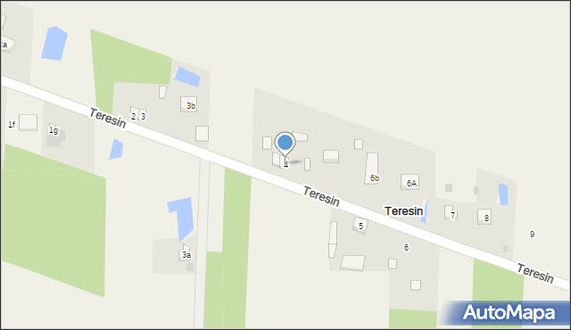 Teresin, Teresin, 4, mapa Teresin