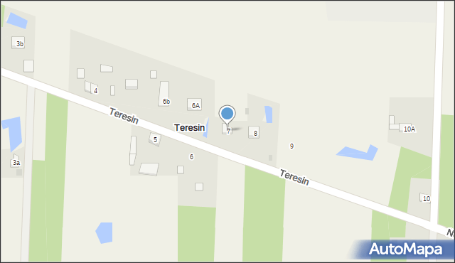 Teresin, Teresin, 7, mapa Teresin