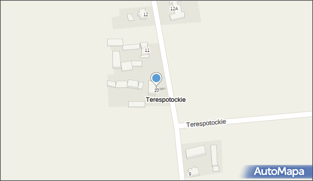 Terespotockie, Terespotockie, 10, mapa Terespotockie