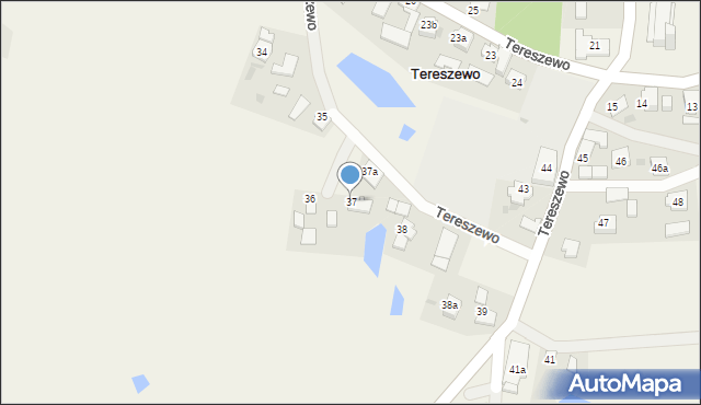 Tereszewo, Tereszewo, 37, mapa Tereszewo