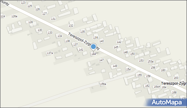 Tereszpol-Zygmunty, Tereszpol-Zygmunty, 144, mapa Tereszpol-Zygmunty