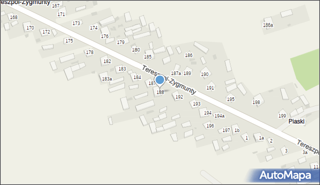 Tereszpol-Zygmunty, Tereszpol-Zygmunty, 188, mapa Tereszpol-Zygmunty