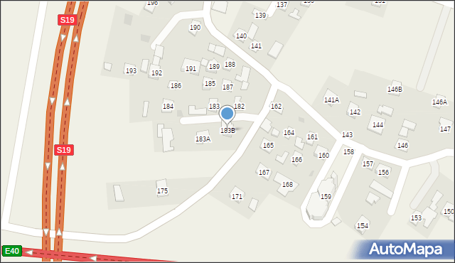 Terliczka, Terliczka, 183B, mapa Terliczka