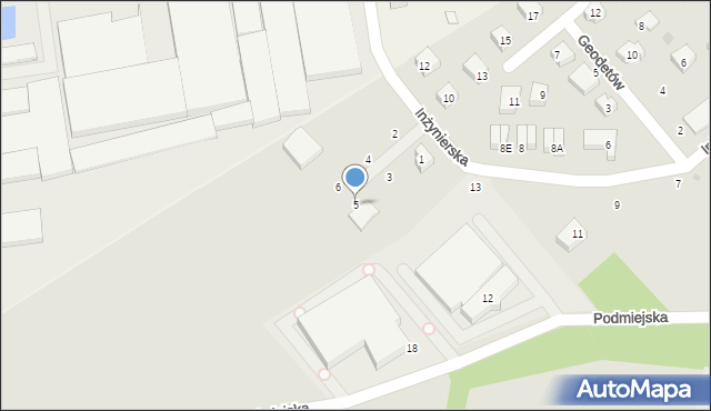 Wejherowo, Techników, 5, mapa Wejherowo