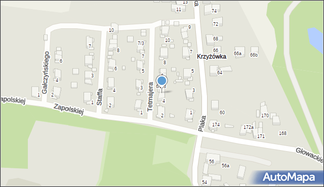 Wojkowice, Tetmajera, 6/3, mapa Wojkowice