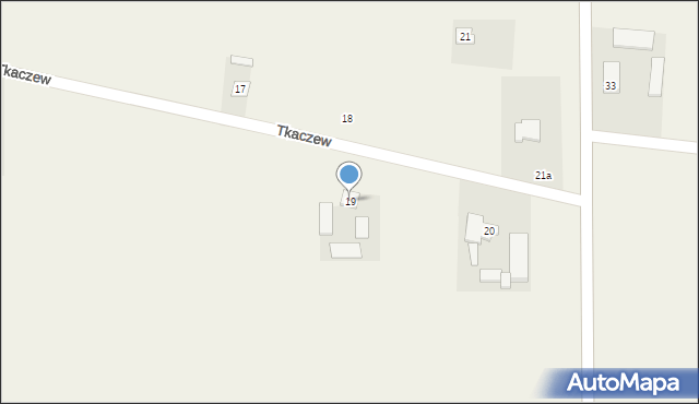 Tkaczew, Tkaczew, 19, mapa Tkaczew