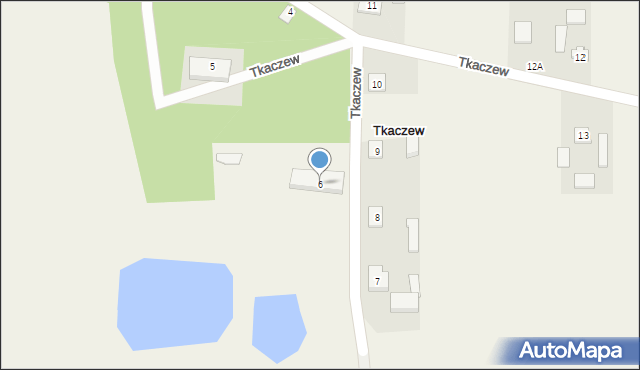 Tkaczew, Tkaczew, 6, mapa Tkaczew