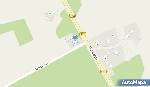 Tłoczyzna, Tłoczyzna, 15, mapa Tłoczyzna