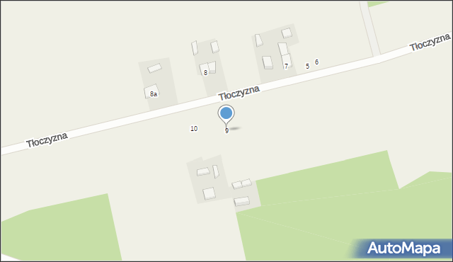 Tłoczyzna, Tłoczyzna, 9, mapa Tłoczyzna