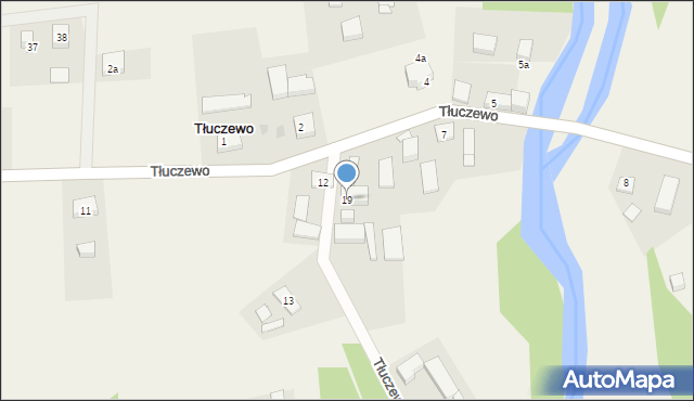 Tłuczewo, Tłuczewo, 19, mapa Tłuczewo