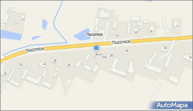 Tłucznice, Tłucznice, 27, mapa Tłucznice