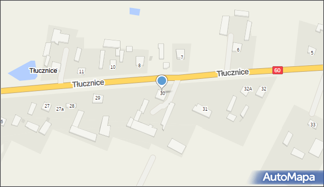 Tłucznice, Tłucznice, 30, mapa Tłucznice