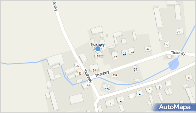 Tłukawy, Tłukawy, 28, mapa Tłukawy