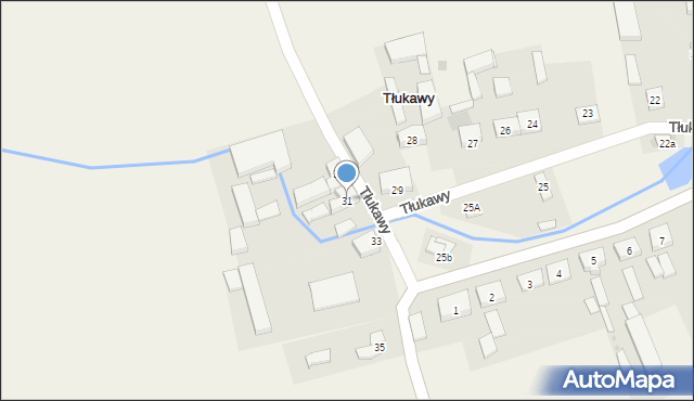 Tłukawy, Tłukawy, 31, mapa Tłukawy