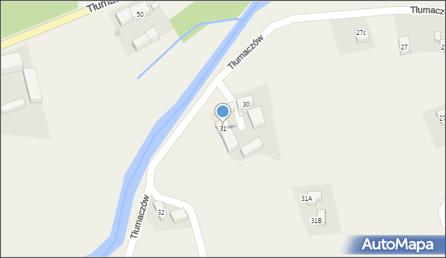 Tłumaczów, Tłumaczów, 31, mapa Tłumaczów