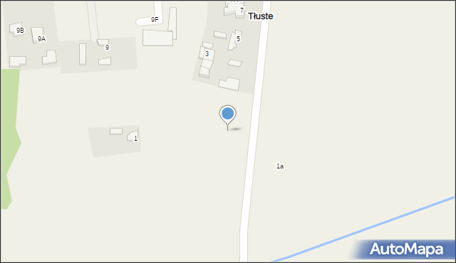 Tłuste, Tłuste, 1, mapa Tłuste