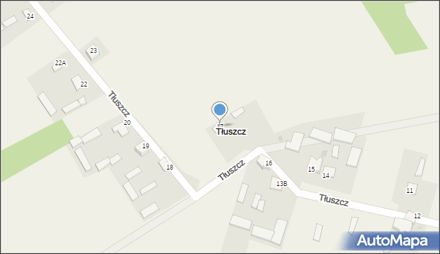 Tłuszcz, Tłuszcz, 17, mapa Tłuszcz