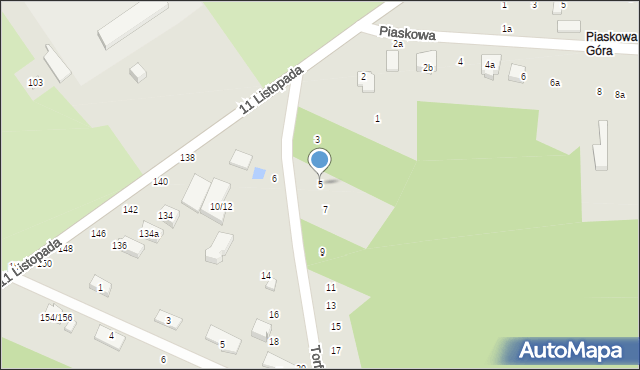 Aleksandrów Łódzki, Torfowa, 5, mapa Aleksandrów Łódzki