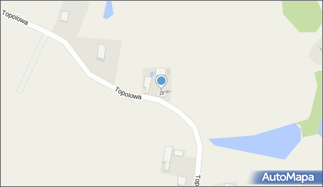 Barwik, Topolowa, 19, mapa Barwik