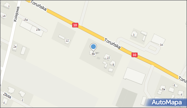 Czernikowo, Toruńska, 8a, mapa Czernikowo