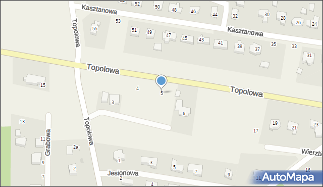 Dolaszewo, Topolowa, 5, mapa Dolaszewo