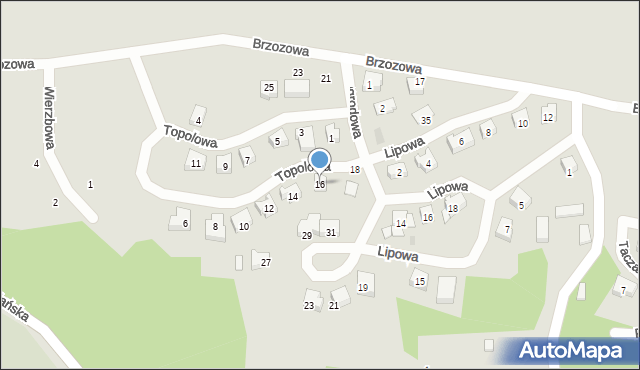 Dolsk, Topolowa, 16, mapa Dolsk