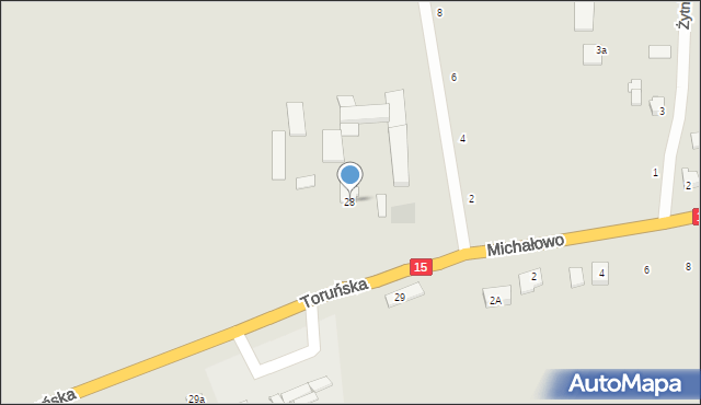 Gniewkowo, Toruńska, 28, mapa Gniewkowo