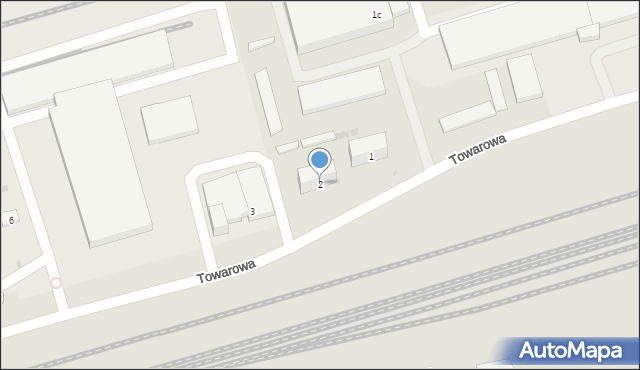 Góra Kalwaria, Towarowa, 2, mapa Góra Kalwaria
