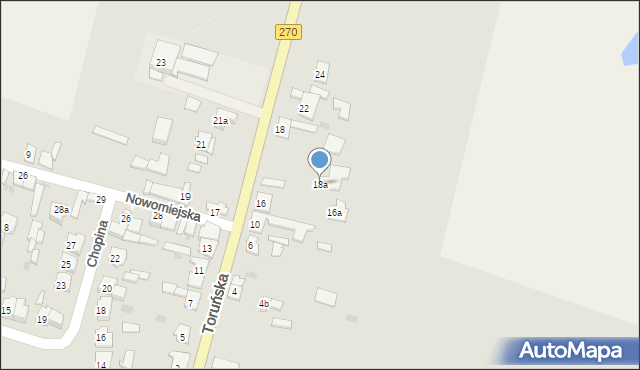 Izbica Kujawska, Toruńska, 18a, mapa Izbica Kujawska